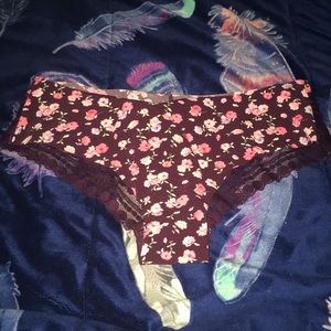 Pink Victoria’s Secret Cheekster underwear medium